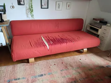 canapé Ikea convertible en lit 1 place