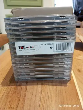 15 boitiers CD neufs