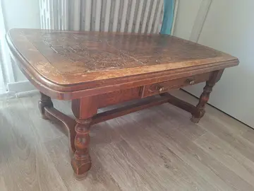 table de salon en bois massif