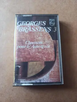 K7 audio. Georges Brassens