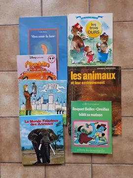 Lot de 7 livres pour enfant