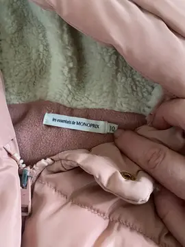 Doudoune ROSE taille 10 ans