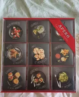 kit de mini livres de recette apero
