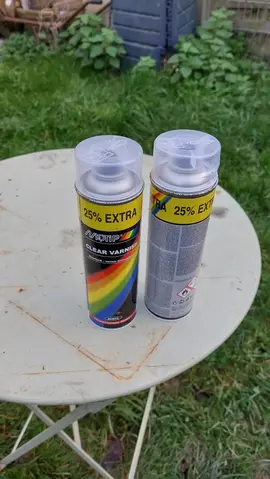 Vernis en bombe (bois, métal, plastique)