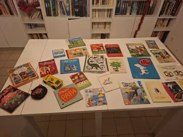 livre, + jeux enfants