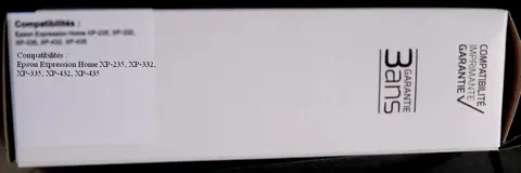 4 cartouches d'encre EPSON-XP, 235, 332, 335, 432, 435 neuves non servi ach Bur Vallée oct 2025