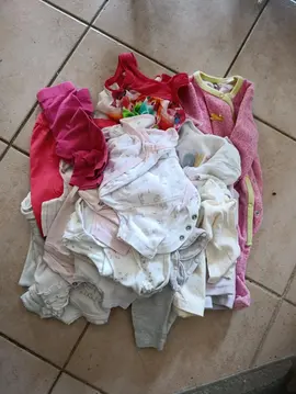 lot habits fille 1-3 mois