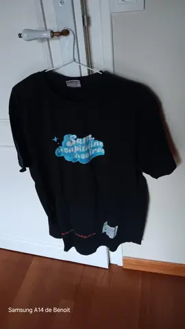 Tee-shirt noir manches courtes XL Regent Homme