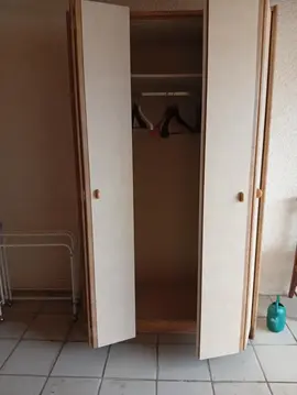 armoire penderie portes accordéon