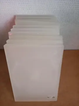 10 boîtiers Dvd translucides