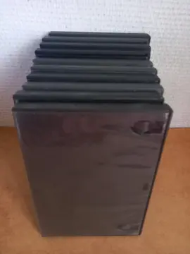 10 boîtiers Dvd noirs