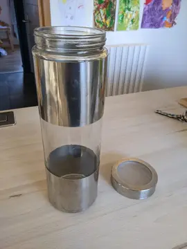 pot à spaghetti verre et alu