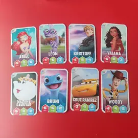Lot de 8 cartes Disney Leclerc