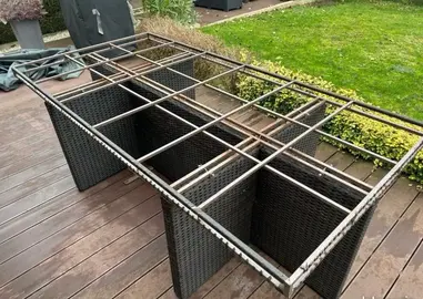 plateau de table de jardin