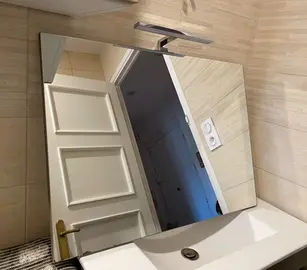 Miroir SDB avec lampe
