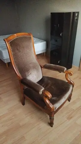 Bergère en tissu velours