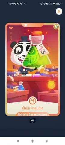 Carte WeWard - Galerie des monstres n° 3