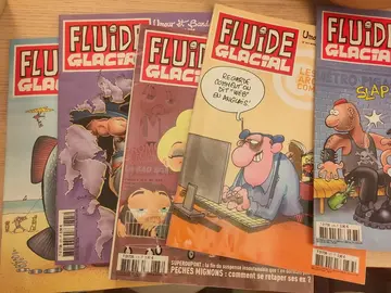 60 magazines Fluide Glacial + 18 Hors Série