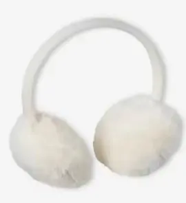 cache oreilles fille blanc