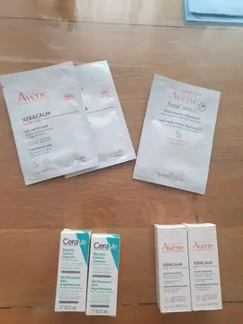 Echantillons produits visage