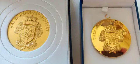 MEDAILLE VILLE ST BRICE SOUS FORET