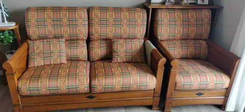 DONNE CANAPE 2 PLACES + FAUTEUIL