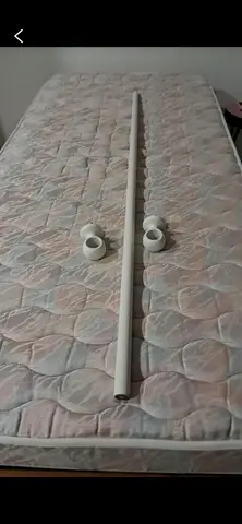 barre à rideaux en bois