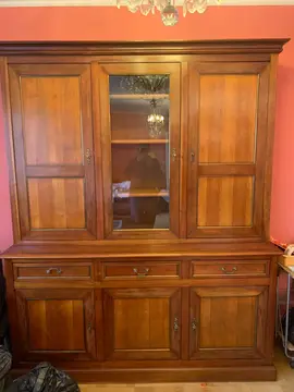 Grand meuble en acajou 177x221x53 cm