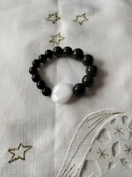 bracelet perle lisse plastique