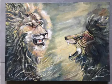 peintures à l'huile sur le thème des animaux