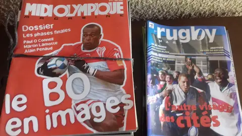 collection magazines rugby