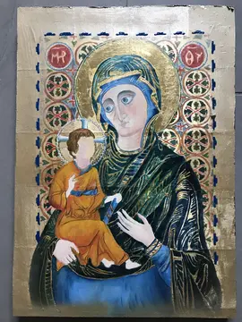 peintures à l'huile sur le thème du catholicisme