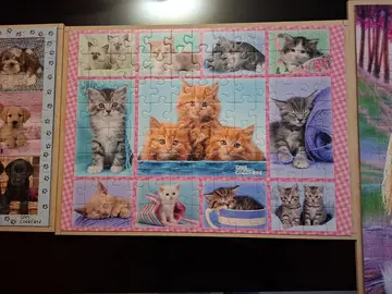 Puzzles collés pour enfants