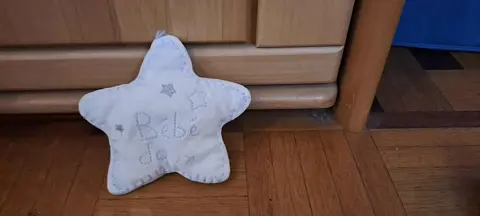 Peluche étoile brodée