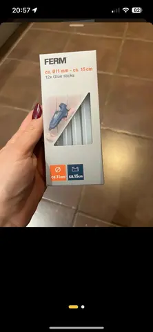 12 bâtons de colle pour pistolet à colle