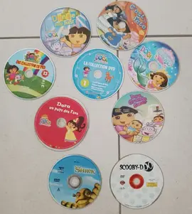7 DVD dessins animés Dora l'exploratrice