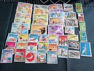 Lot de timbres du Tchad