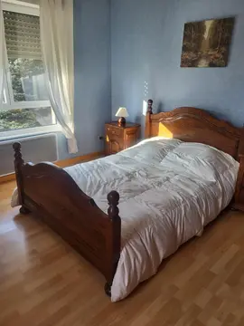 lit deux places chêne massif