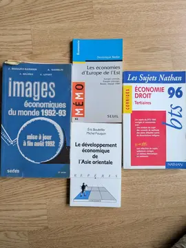 livres études sup économie