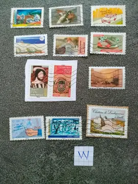 Timbres français lot W