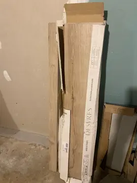 carrelage sol imitation bois 20x120 13 pièces + 2 plinthes