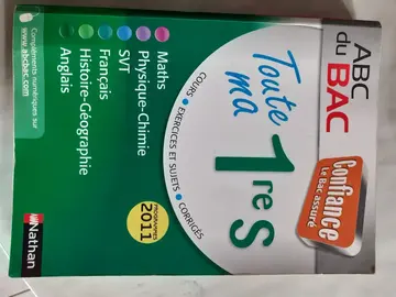 1ere math physique svt français hist anglais