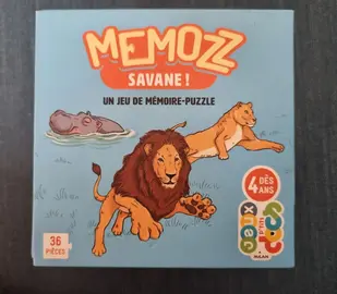 jeu memory puzzle- dés 4 ans