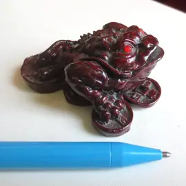 FIGURINE ASIATIQUE PORTE BONHEUR CRAPAUD A TROIS PATTES