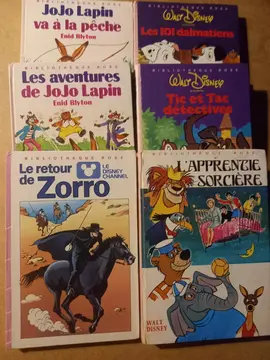 Lot 6 livres bibliothèque rose