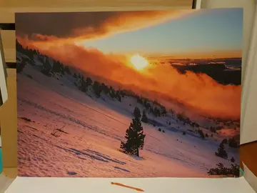 Impression montagne 100×75 cm