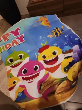 banderole anniversaire baby shark