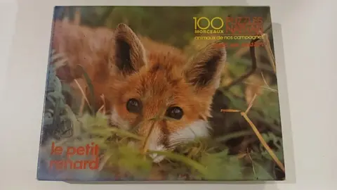 puzzle renard 100 pièces vintage