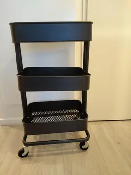 Chariot noir Ikea