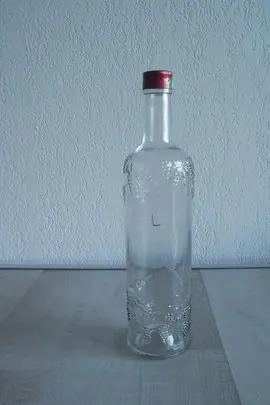 Bouteille déco relief